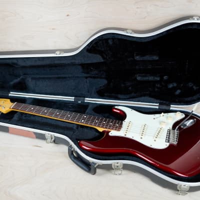 Fender Japan Exclusive Classic '60s Stratocaster MIJ 2015 Old Candy Apple Red w/ Hard Case image 2
