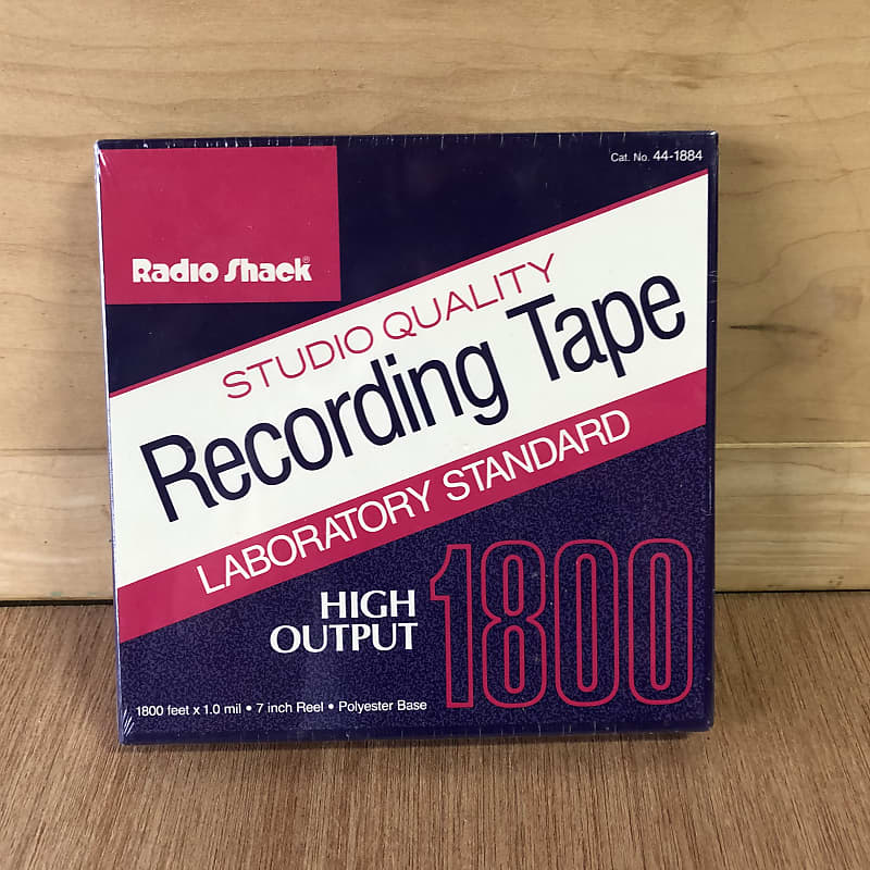 Radio Shack  7" Reel to Reel Tape 1/4" '80s Unused Sealed NIB image 1