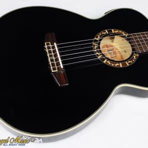 Crafter CTS155C/BK Acoustic-Electric Classical Thinline | Reverb