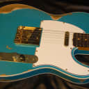 2019 Fender Custom Shop 1960 Telecaster Heavy Relic Taous Turquoise Modern Specs Gold Hardware RARE