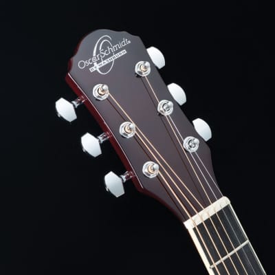 Oscar Schmidt OG2N Dreadnought Select Spruce Top Mahogany Neck 6-String Acoustic Guitar - Natural image 9