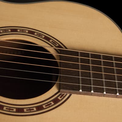 Washburn AGM5K Apprentice Series 7/8 Size G-Mini Spruce Top Mahogany Neck 6-String Acoustic Guitar w/Gig Bag image 7
