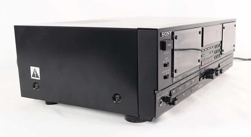 Sony TC-WR950 Dual Cassette Deck Tape Player w/ Remote & Manual