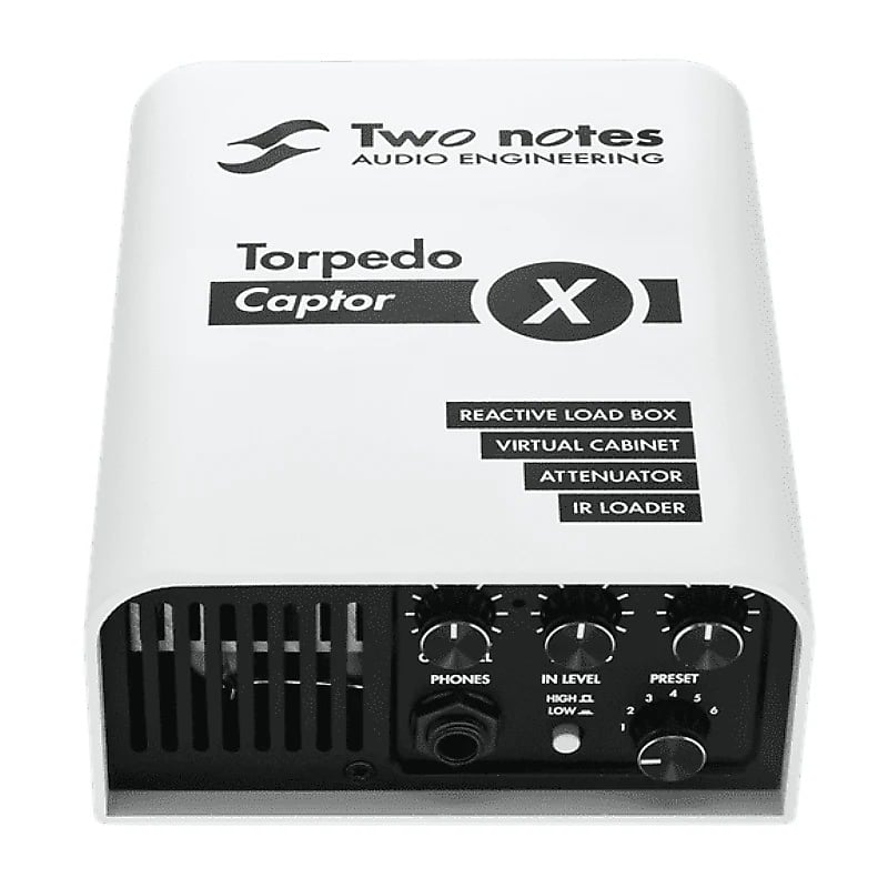 Two Notes Torpedo Captor X 8ohm Stereo Reactive Load Box / Attenuator