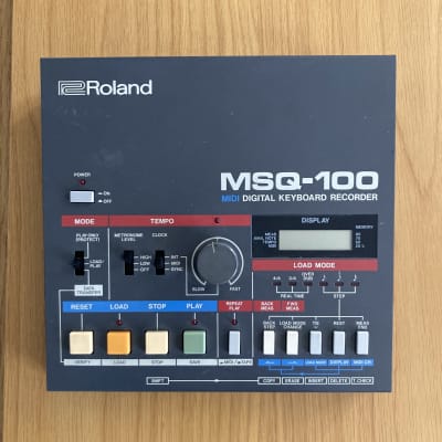 Roland MSQ-100 MIDI Digital Keyboard Recorder 1984 - 1986 - Black