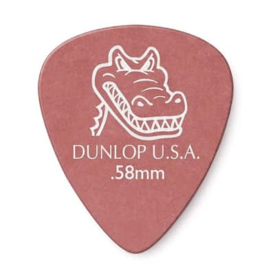 Dunlop Gator Grip, Red, 0.58mm Gauge, 72-Pack image 2