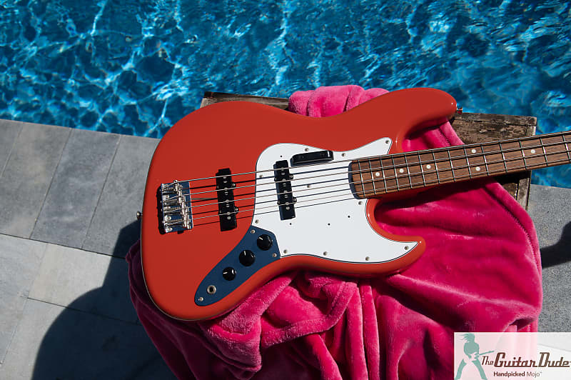 2014 Fender JB-62 '62 Jazz Bass Reissue - Fiesta Red - Pro Set-Up! - Made  in Japan - MIJ (JB62)