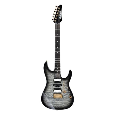 Ibanez AZ47P1QMBIB AZ Premium Electric Guitar - Black Ice Burst image 2