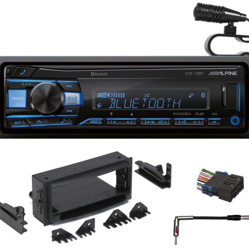 Alpine UTE-73BT Digital Media Bluetooth Stereo Receiver For 02-04