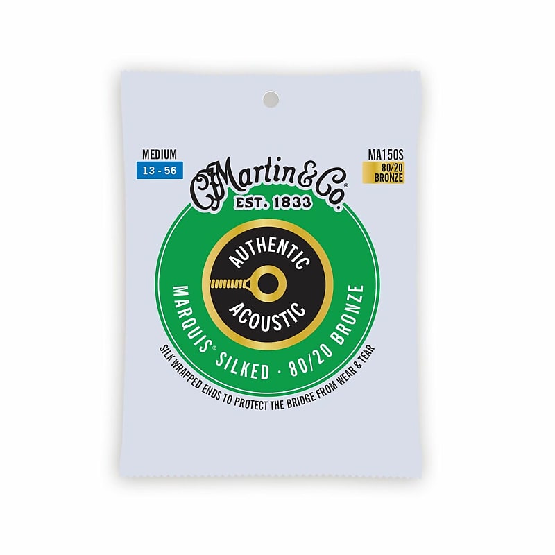 Martin Authentic Acoustic Marquis Silked Guitar Strings - 80/20 Bronze image 1