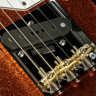 Suhr Eddie's Guitars Exclusive Custom Classic T Roasted - Orange Sparkle image 21