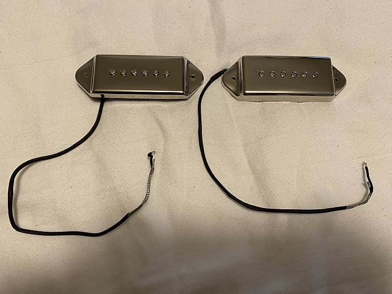 Epiphone P90 Pro Pickup Set, Neck And Bridge Alnico 5 Chrome Reverb