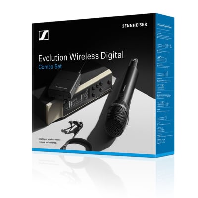 Mint Sennheiser EW-D ME2/835-S Combo Wireless Handheld & Lav Mic System, Band Q1-Q6 image 6