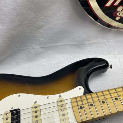 Fender JV Modified '50s Stratocaster HSS Guitar - MIJ Made In Japan 2022 - 2-Color Sunburst / Maple neck image 4