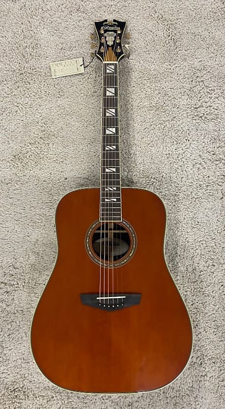 D'Angelico Excel Lexington Acoustic Electric Guitar, Auburn DAED300AUBGP w/Case image 1