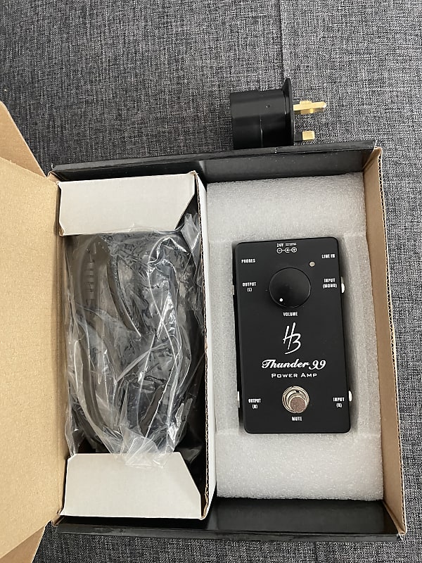 Harley benton Thunder 99 Power amp pedal 2022 Black Reverb