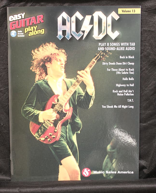 AC/DC Easy Guitar Play-Along Volume 13 Guitar TAB Songbook | Reverb