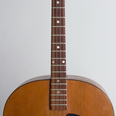 Gibson  TG-0 Flat Top Tenor Guitar (1968), ser. #520529, black chipboard case. image 8