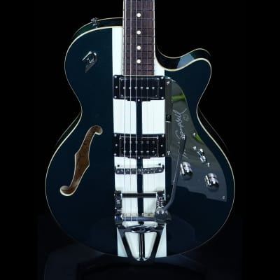 Duesenberg Mike Campbell 40th Anniversary Electric Guitar - Catalina Green/White Twinstripes for sale