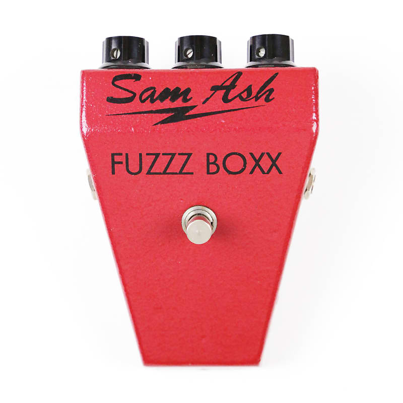 1969 Sam Ash Fuzzz Boxx Vintage Red Fuzz Effects FX Distortion Overdrive Pedal Astro Astrotone 100% Original & Super Clean image 1