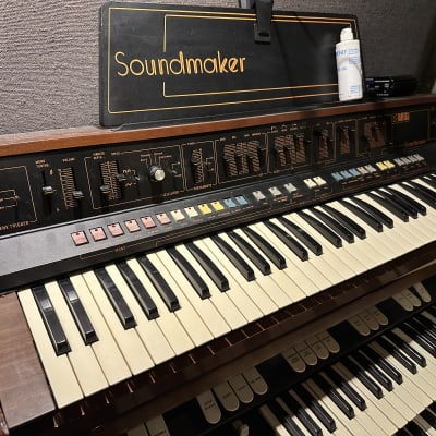 Farfisa Soundmaker 61-Key String Synthesizer 1979 - 1981 - Natural / Black, recently serviced, fully functional, U.S. 120V! image 1