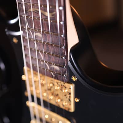 Ibanez Steve Vai Signature PIA3761 Electric Guitar - Onyx Black image 11