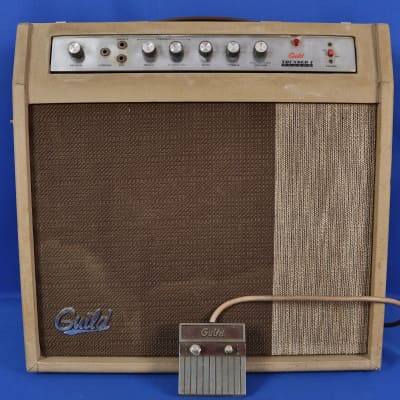 1967 Guild T1-RVT Thunder I Reverb Guitar Tube Combo Amplifier Amp w/ Footswitch image 1