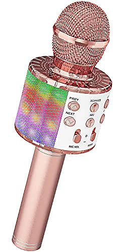 Microphone Karaoke sans fil Bluetooth Mobilephone condenseur Magic