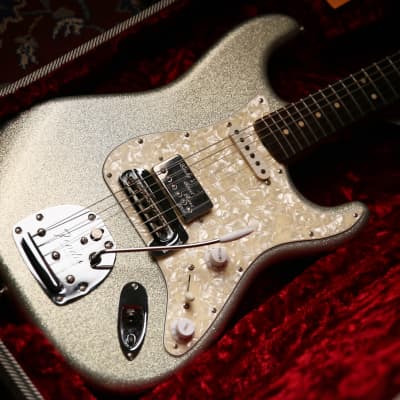 2003 Fender USA Custom Shop Strat/Jag Hybrid Sparkle Masterbuild Dennis Galuszka image 5
