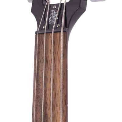 Eastwood MRG Series EUB-1 LH Mahogany Body Maple Neck 4-String Fretless Bass Guitar For Left Handed image 7