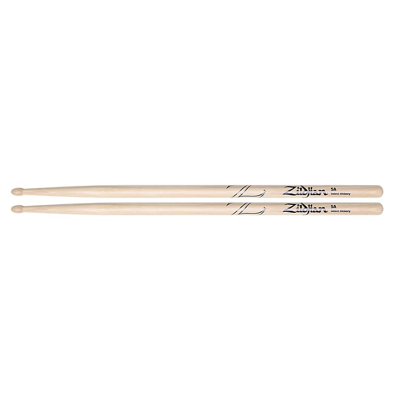 Zildjian 5A Natural Wood Tip Drum Sticks image 1