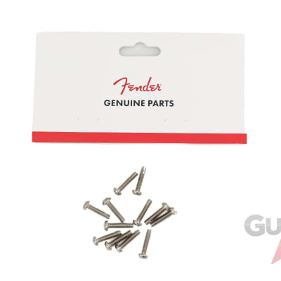 Genuine Fender CHROME Guitar Pickup/Switch Mounting Screws - Package of 12 image 4