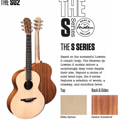 Sheeran by Lowden S02 Sitka Spruce image 2