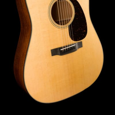 Martin D-18 Standard Series Dreadnought Acoustic Guitar Natural image 8