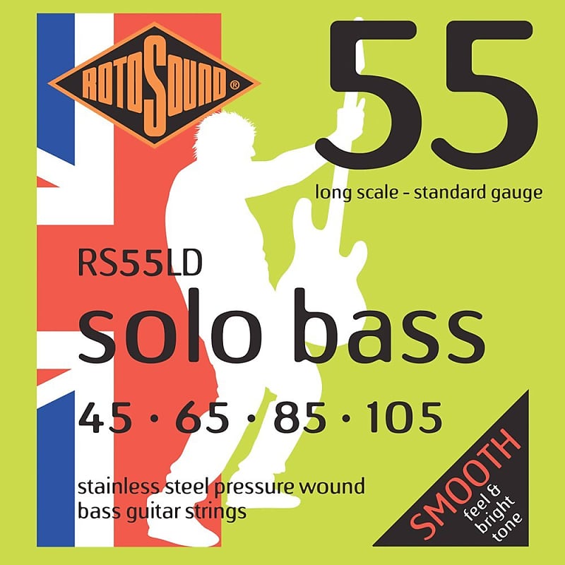 Rotosound Rs55ld Linea Pressure Wound Electric Bass Strings Reverb