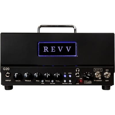 Revv Amplification G20 20W Tube Guitar Amp Head Regular Black