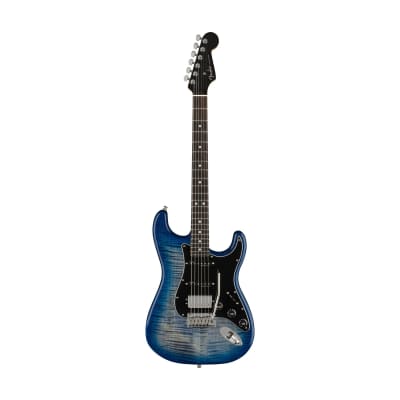 [PREORDER] Fender American Ultra HSS Stratocaster Electric Guitar, Ebony FB, Denim Burst for sale