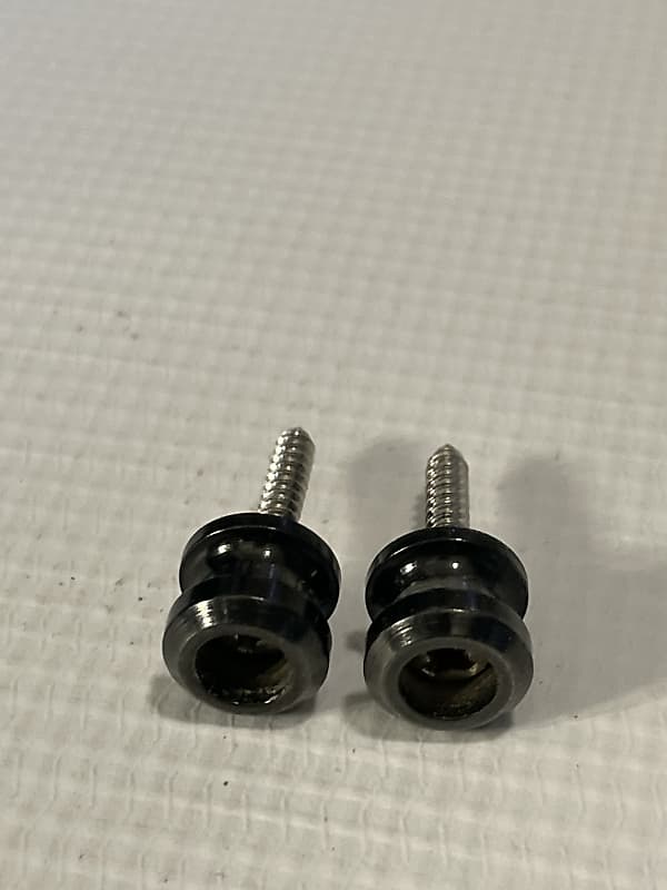 1980's Kramer Era Schaller Made in Germany Black Guitar Strap Reverb