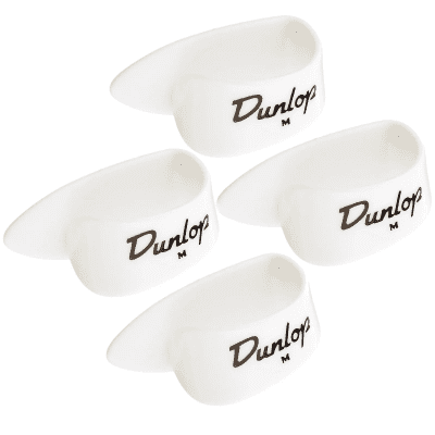 Dunlop 9002P Plastic Medium Banjo Thumbpicks (4-Pack)