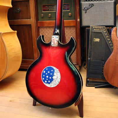 Maxitone Hollow Body Electric MIJ 1960s - Red image 11