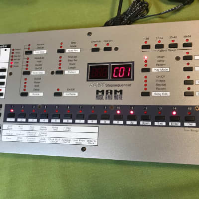 MAM SQ16 MIDI 16-track Step Sequencer 90s Music & More image 1