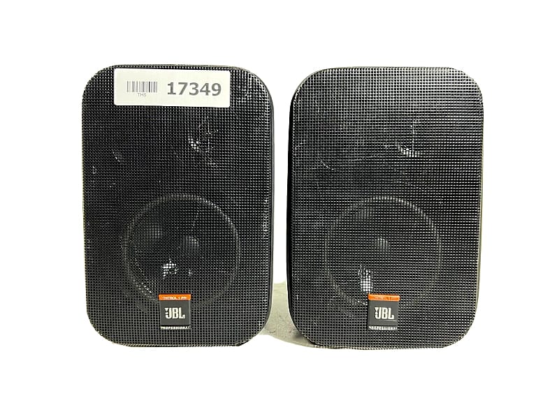 JBL Control 1 Pro Compact 5.25" Passive 2-Way Studio Monitor Speaker (Pair) 2010s - Black image 1