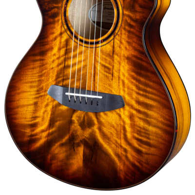 Breedlove Pursuit Exotic S Companion Tigers Eye CE Acoustic Electric Guitar Myrtlewood-Myrtlewood image 1