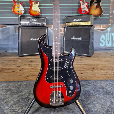 Burns SSJ Club Series Bass Vl Red Burst Electric Bass for sale