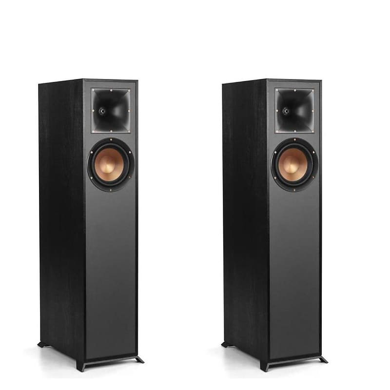 Klipsch Reference R-610F Floorstanding Speaker, Black, Pair  			