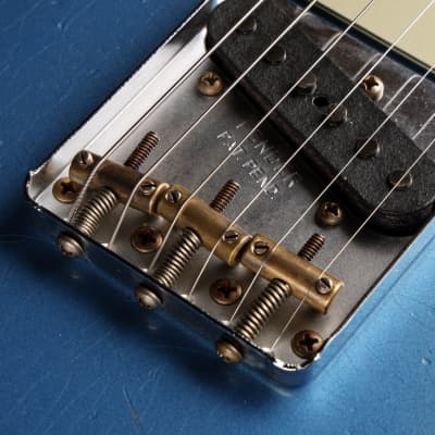 Fender Custom Shop LTD 60 Telecaster Custom Heavy Relic - Aged Lake Placid Blue over Chocolate 3-Color Sunburst image 20