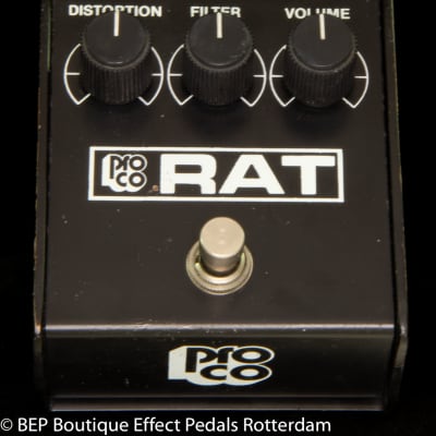 ProCo Small Box RAT 1988 s/n RT-089829 with LM308N op amp built by Woodcutter made in USA image 4