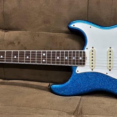 Fender Stratocaster, Limited Edition, Custom Shop, Journeyman Relic, June 2021 CS APAC Show Rebuild #73 New 1965 Aged Blue Sparkle image 6
