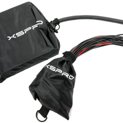 XSPRO 24 X 8 Channel 100' Pro Audio Low Profile Stage Box Snake Cable 24x8x100 image 2