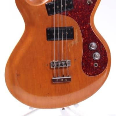 1966 Mosrite Mark X Joe Maphis Bass 502 natural image 1